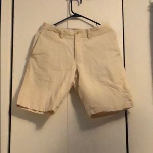 Tan banana republic prep shorts
